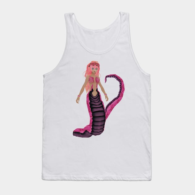 PINK KAA NAGA Tank Top by FFSteF09